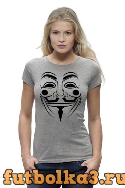 Футболка Anonymous Mask женская