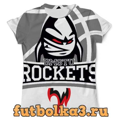 Футболка BMSTU Rockets black edition мужская