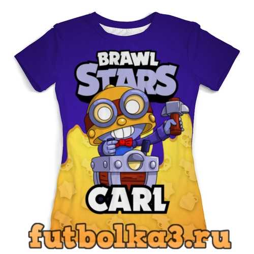 Футболка BRAWL STARS CARL женская