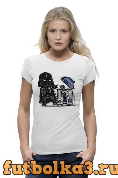 Футболка Darth Vader x R2-D2 (Star Wars) женская