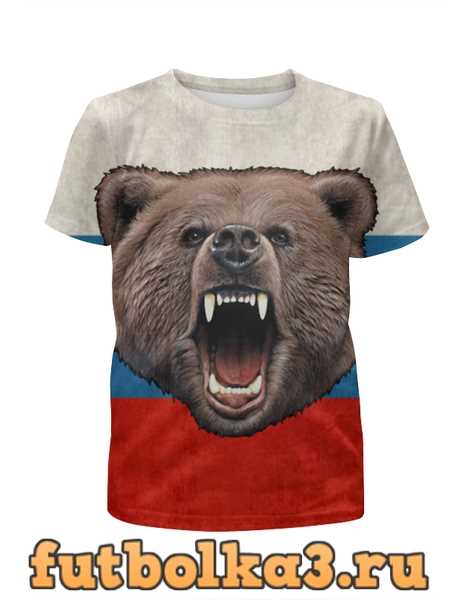 Футболка для девочек Russian Bear