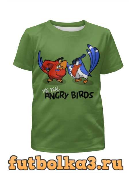 Футболка для мальчиков The real Angry Birds