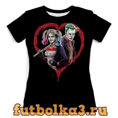 Футболка Harley Quinn & Joker женская