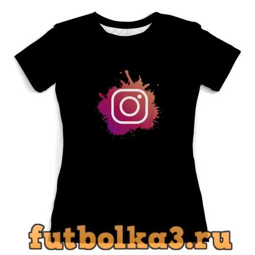 Футболка Instagram женская