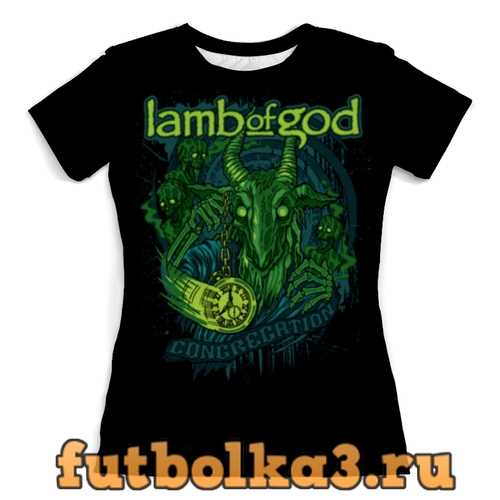Футболка Lamb of God женская