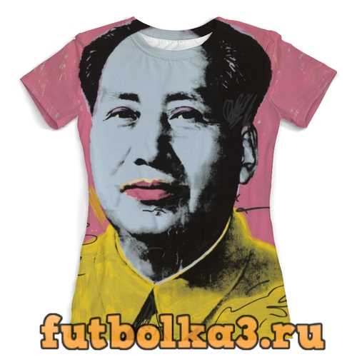 Футболка Мао Цзедун женская