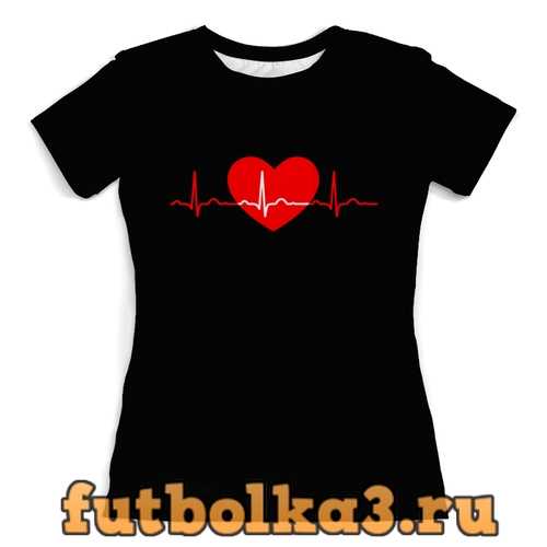 Футболка Сердце женская