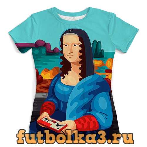 Футболка Современная Мона Лиза женская