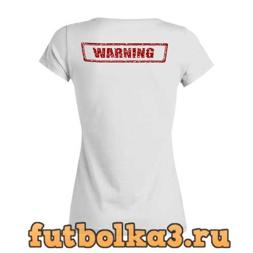 Футболка Warning женская