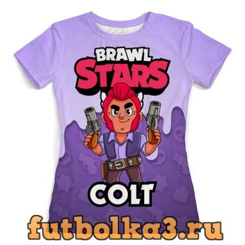 Футболка BRAWL STARS COLT женская