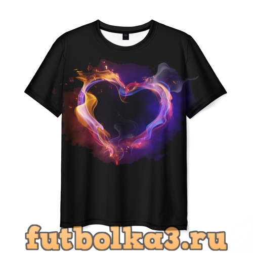 Футболка Огненное сердце мужская