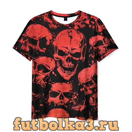 Футболка Skulls pattern мужская