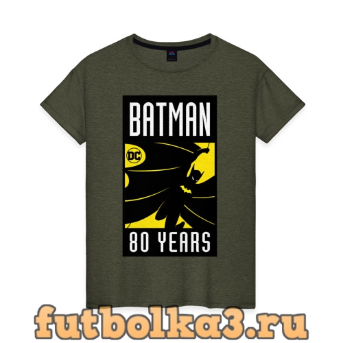 Футболка Batman. 80 years женская