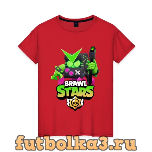 Футболка Brawl Stars Virus 8-Bit женская