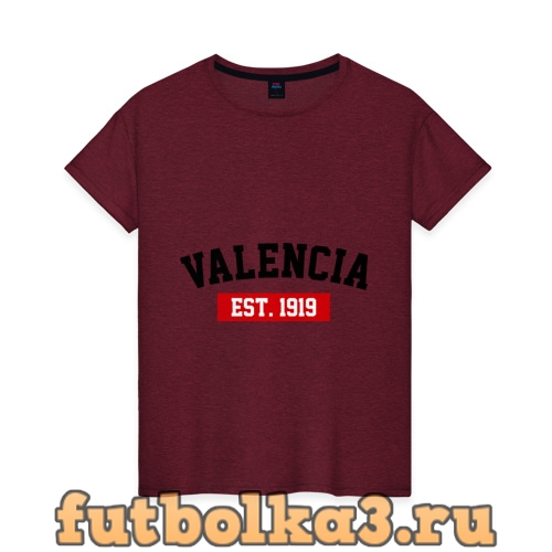Футболка FC Valencia Est. 1919 женская