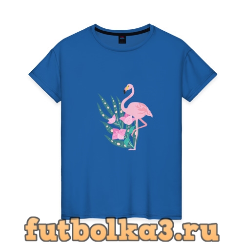 Футболка фламинго женская
